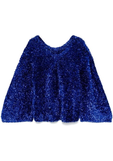 Maglione oversize tess in blu Dries van noten - donna